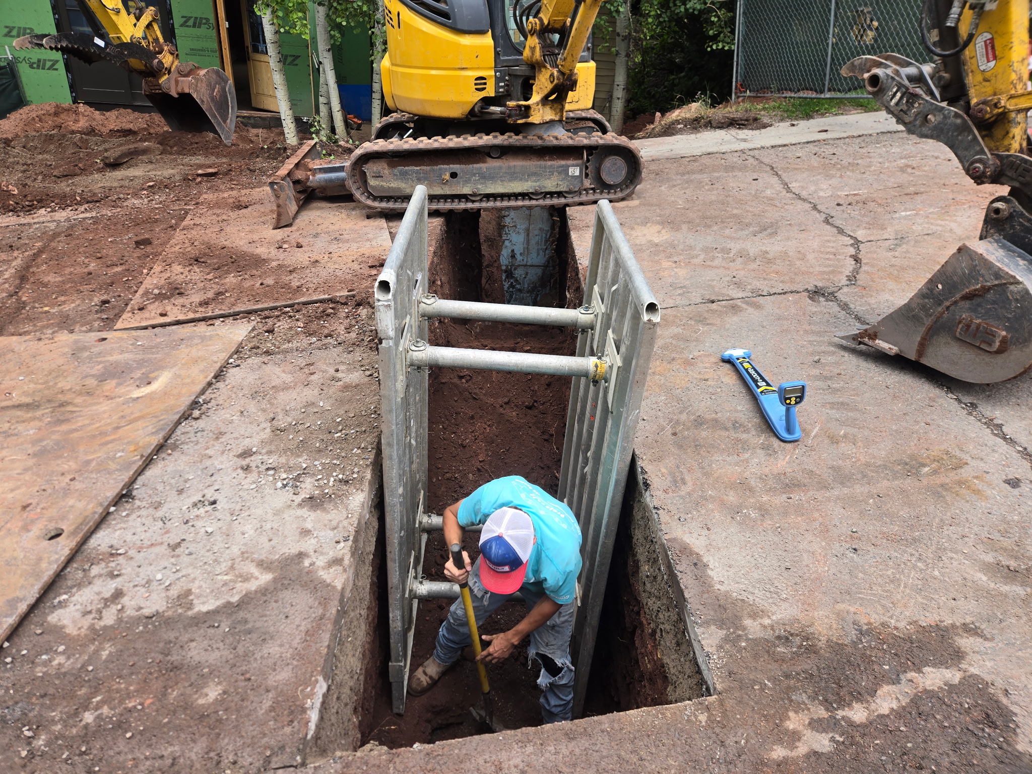 Jensen Brothers Construction equipment at work